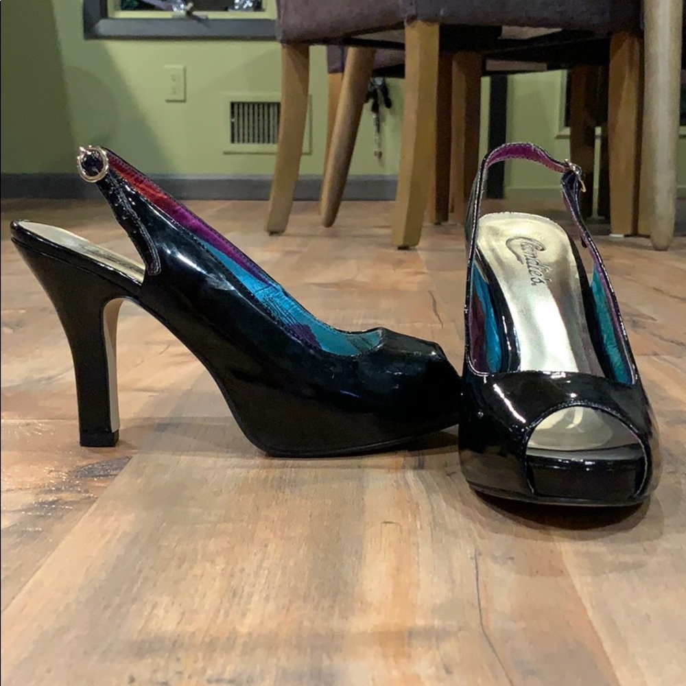 Candie’s Black Heels